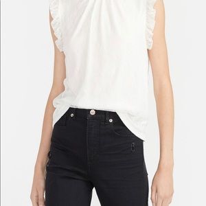 Express white lace top